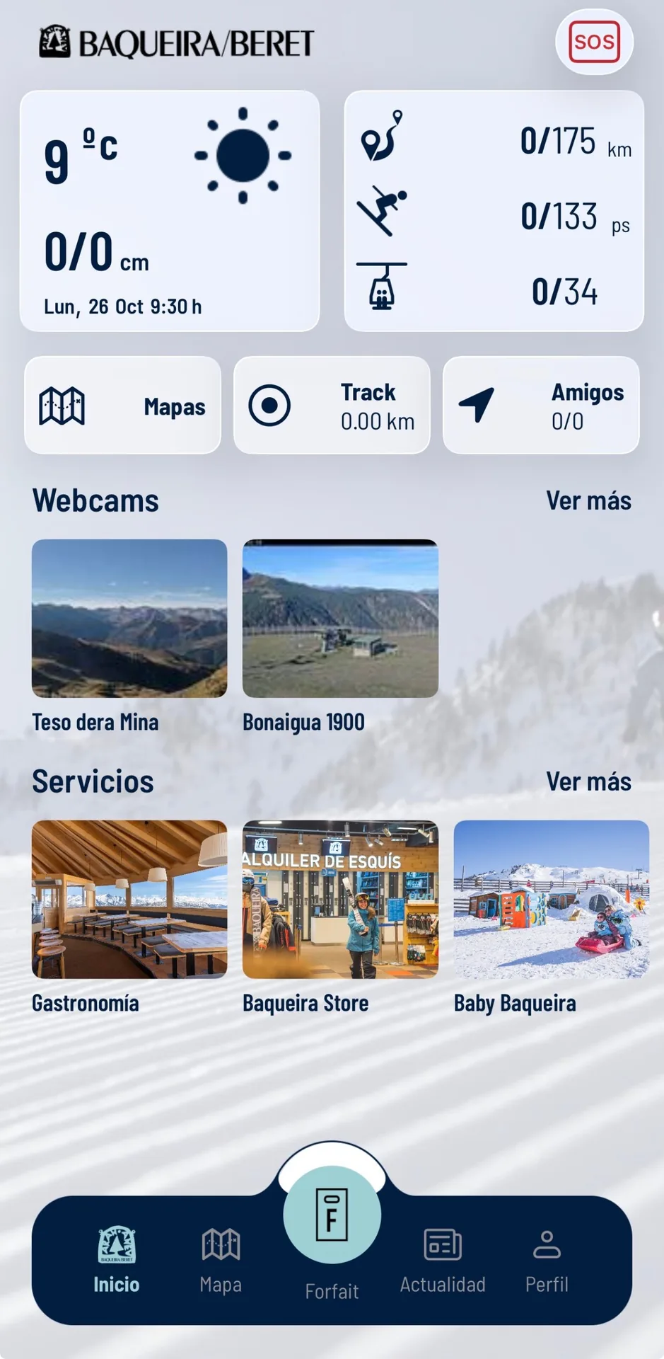 App oficial de Baqueira Beret con el estado de pistas, remontes abiertos y webcams — Alpine Ski Academy