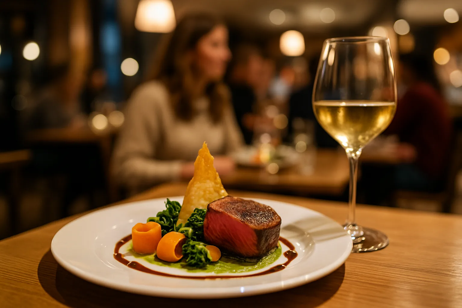 Gourmet restaurant in Bossòst, Aran Valley, fine dining.