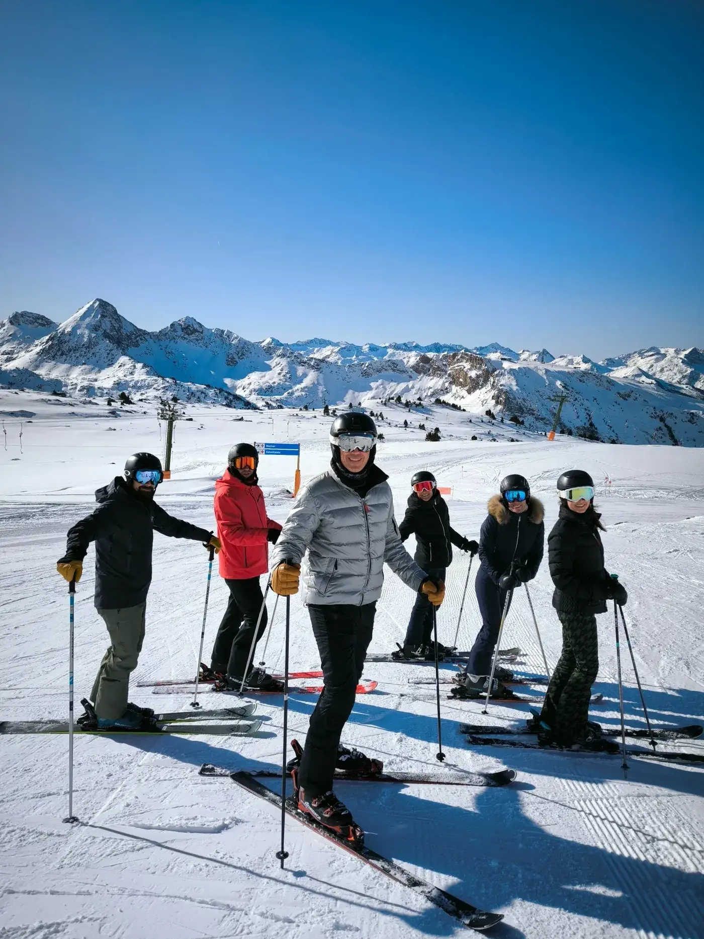Group Ski Lessons for Adults in Baqueira